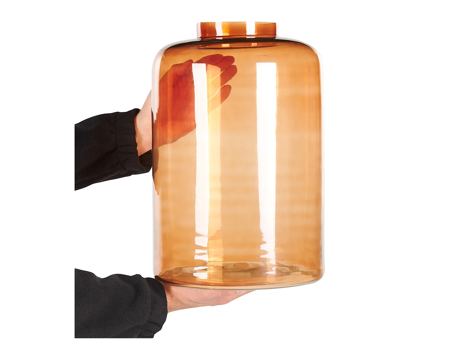 Decovaas MIRCHI Glas 41 cm Oranje
