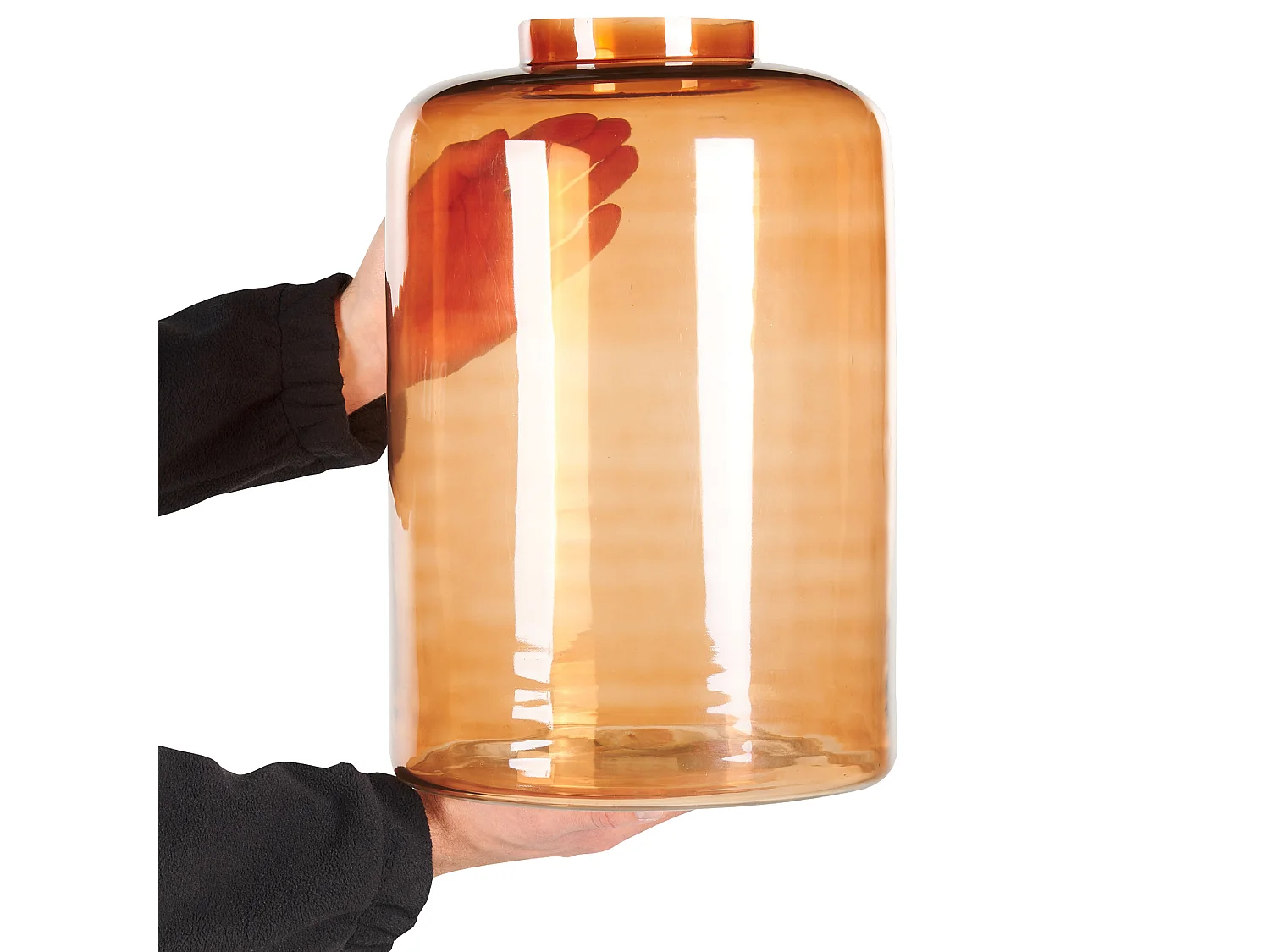 Vaso decorativo MIRCHI Vetro 41 cm Arancione