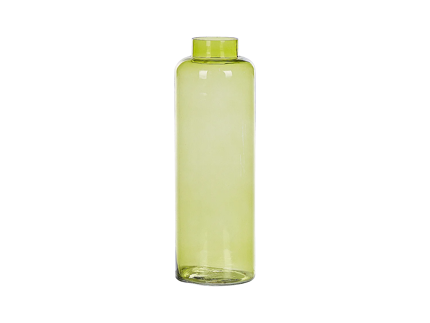 Vase décoratif MAKHANI Verre 33 cm Vert citron