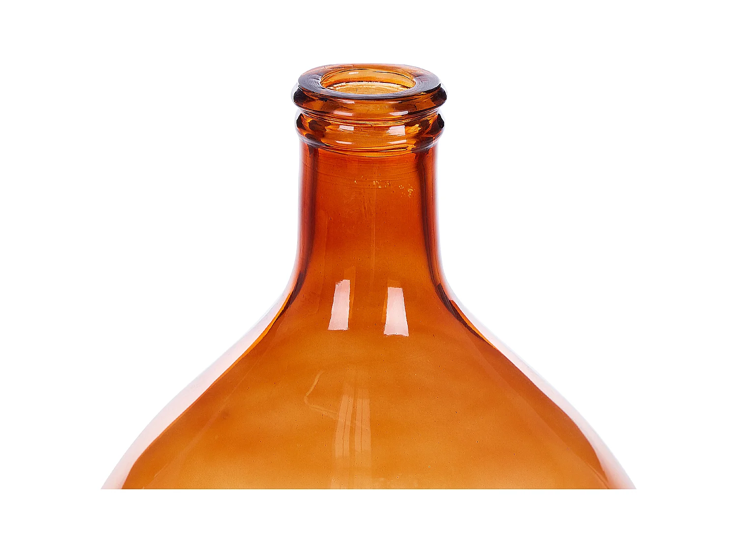 Decovaas CHATNI Glas 48 cm Goudbruin