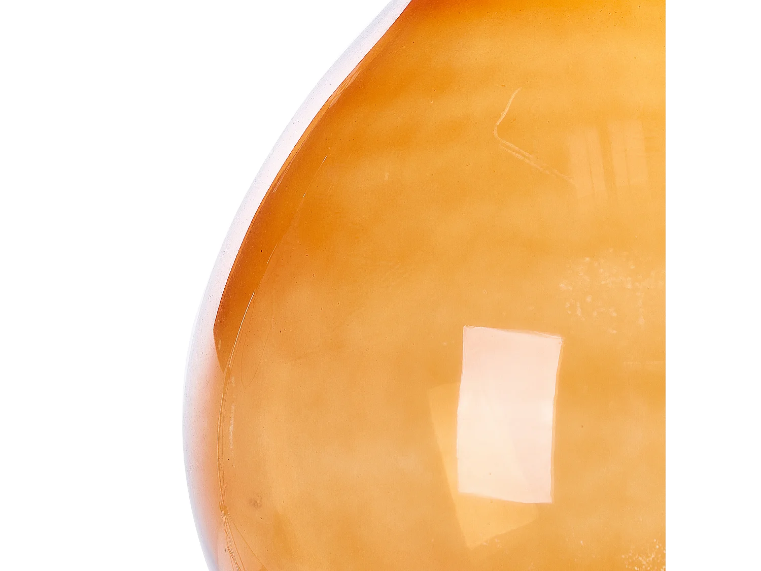 Jarro decorativo CHATNI Vidro 48 cm Castanho dourado