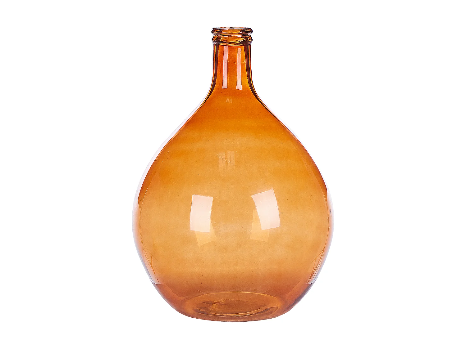 Decovaas CHATNI Glas 48 cm Goudbruin