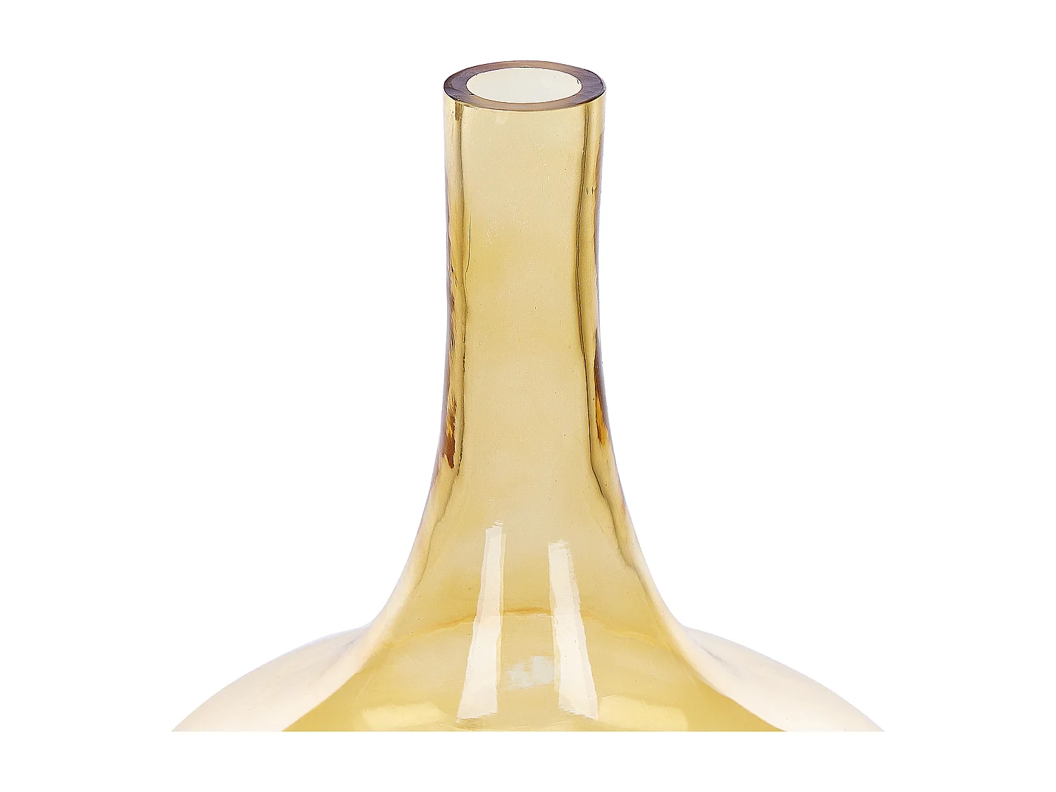 Vaso decorativo PANEER Vetro 30 cm Giallo