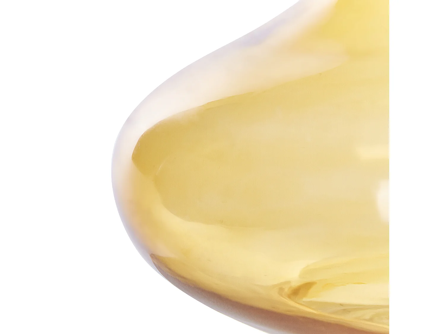 Vaso decorativo PANEER Vetro 30 cm Giallo