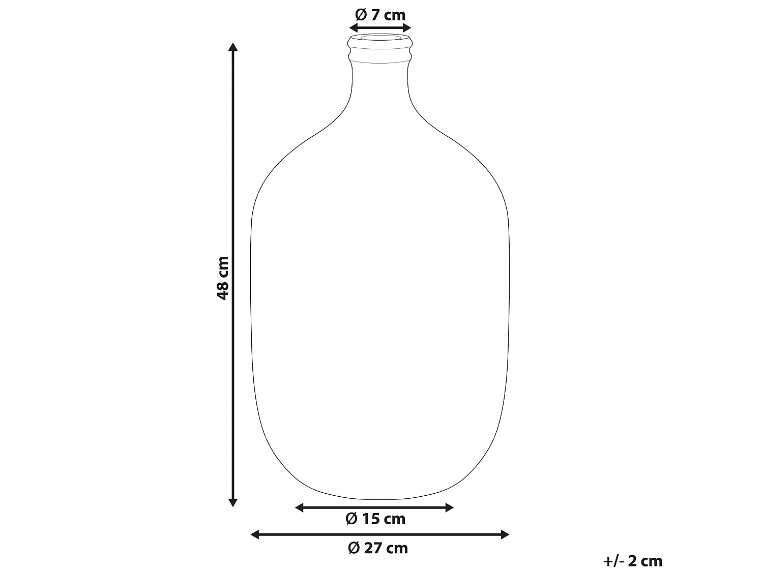 Runde Dekovase gefärbtes Glas handgefertigt blau türkis 48 cm Samosa