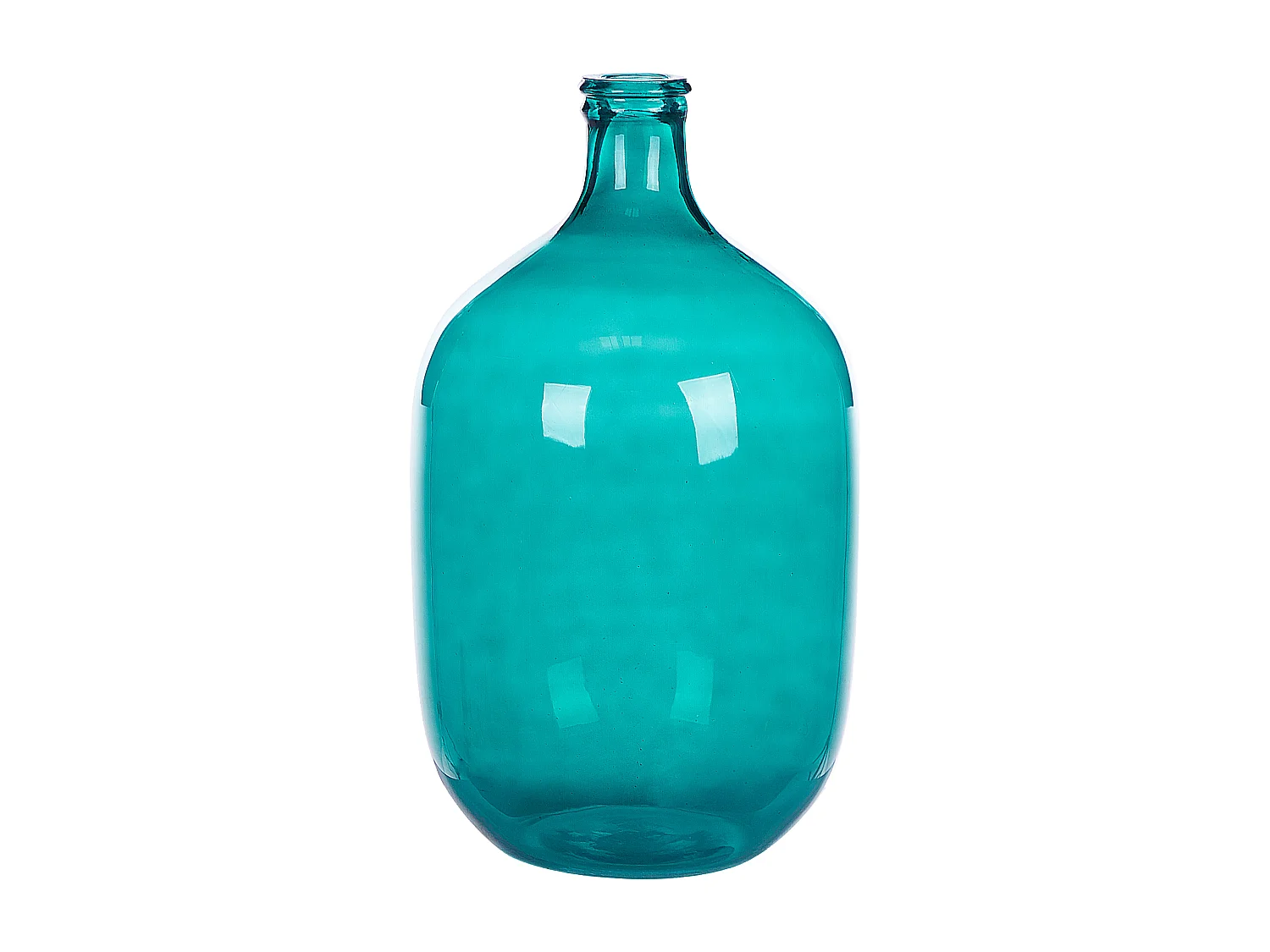 Vase décoratif SAMOSA Verre 48 cm Turquoise