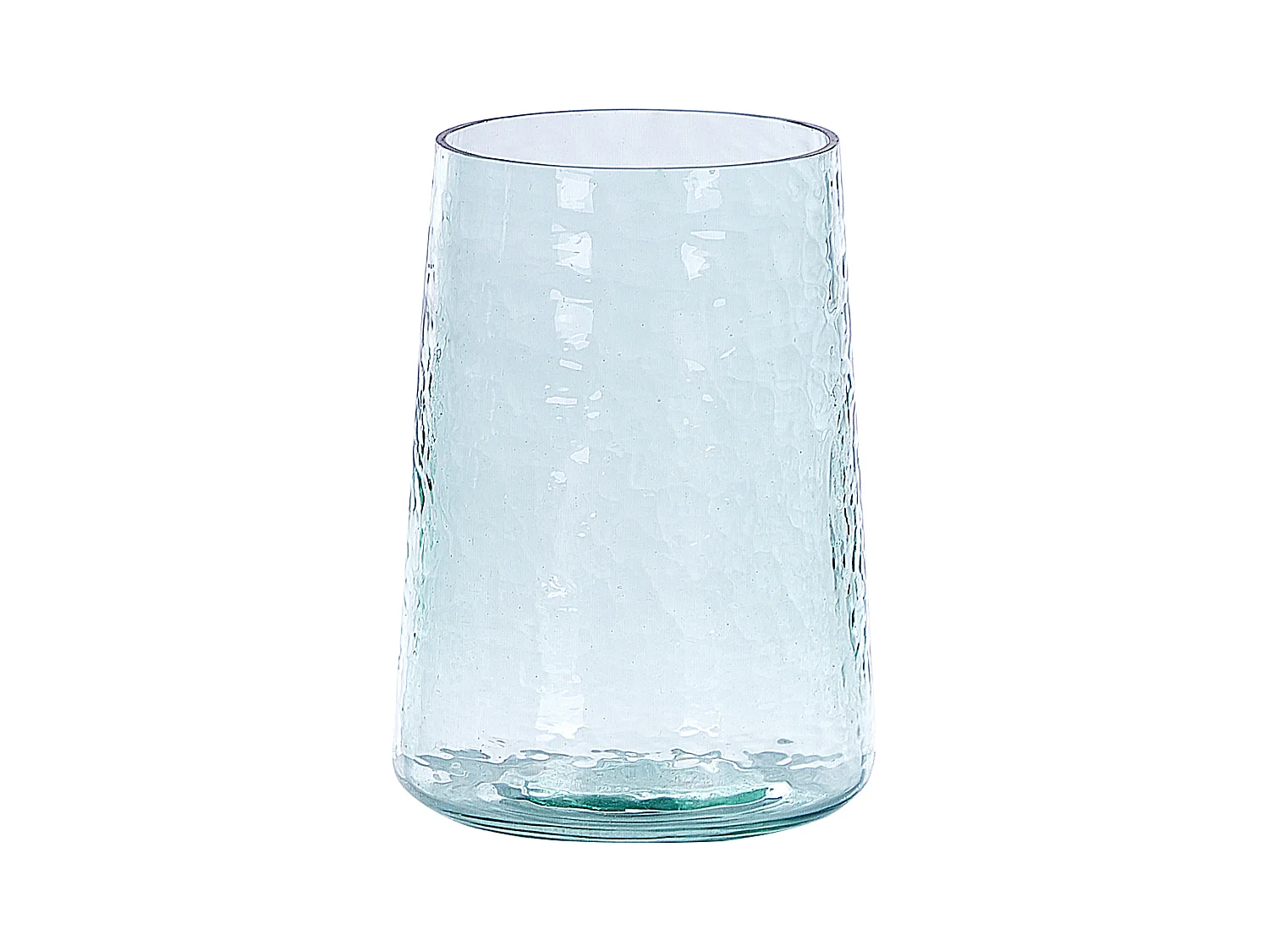 Dekovase 2er Set aus transparentem Glas 17 / 25 cm Kulche