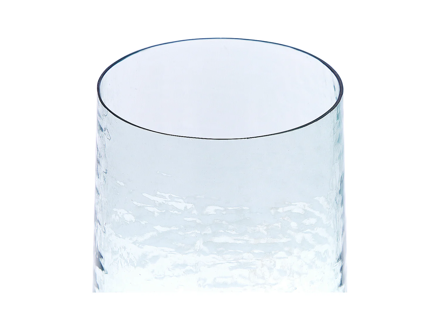 Dekovase 2er Set aus transparentem Glas 17 / 25 cm Kulche