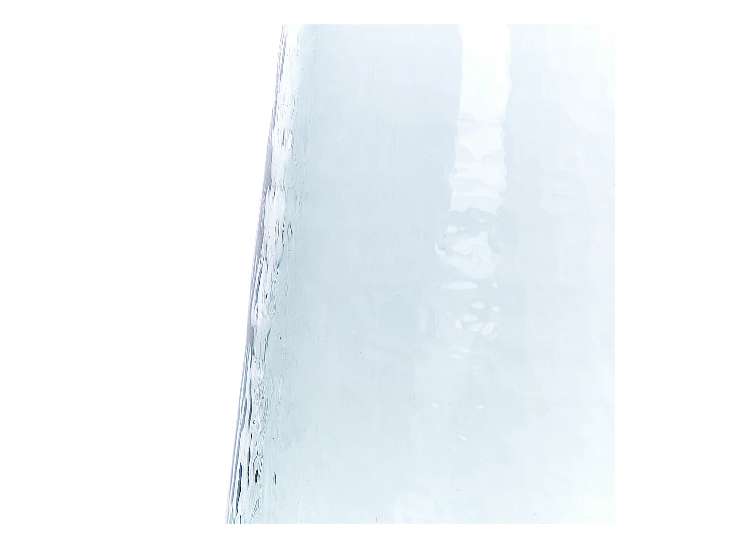 Dekovase 2er Set aus transparentem Glas 17 / 25 cm Kulche