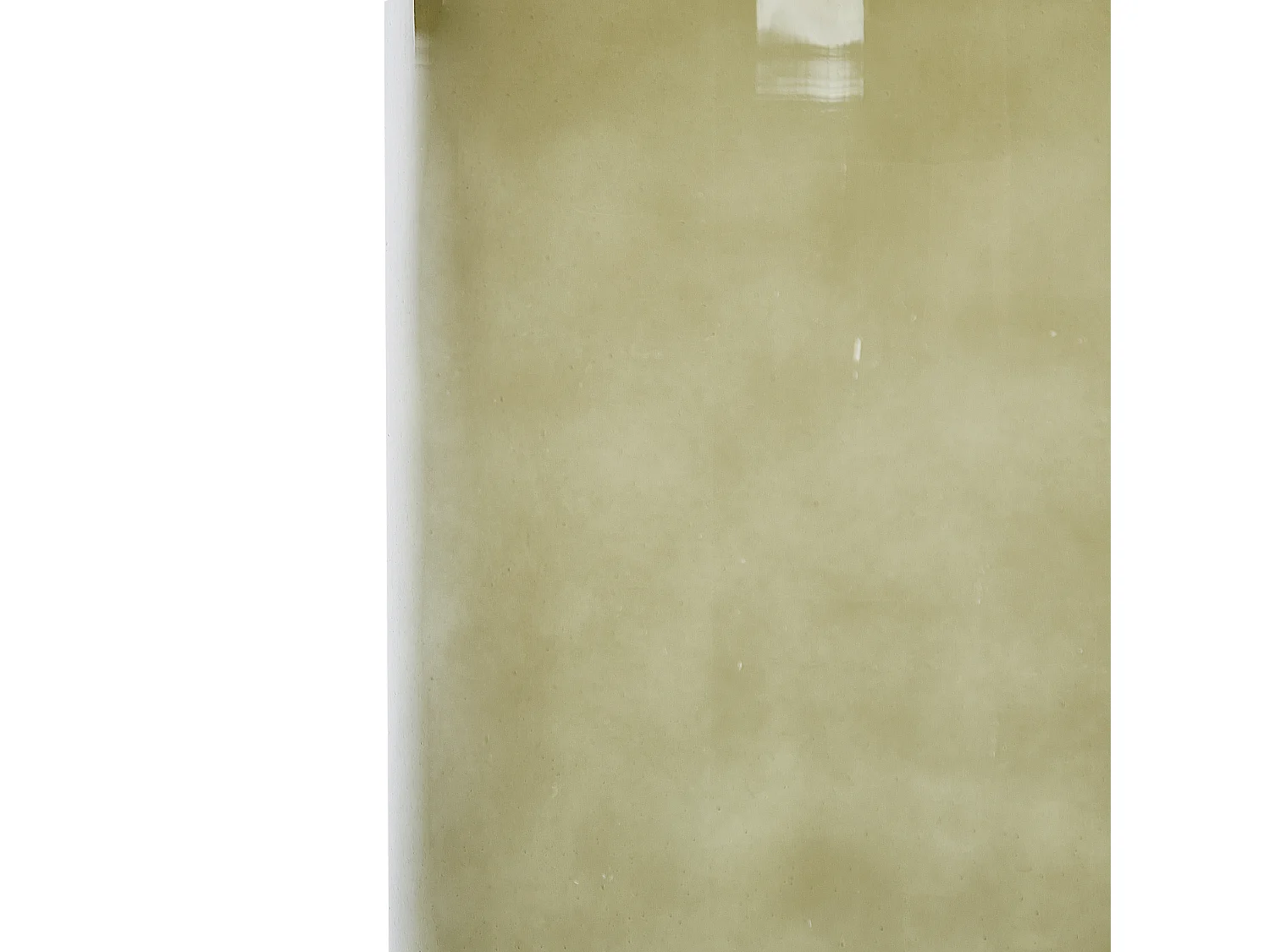 Dekovase DHOKLA Glas 30 cm Olivgrün