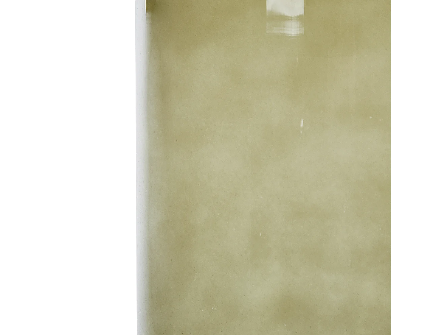 Vase décoratif DHOKLA Verre 30 cm Vert olive