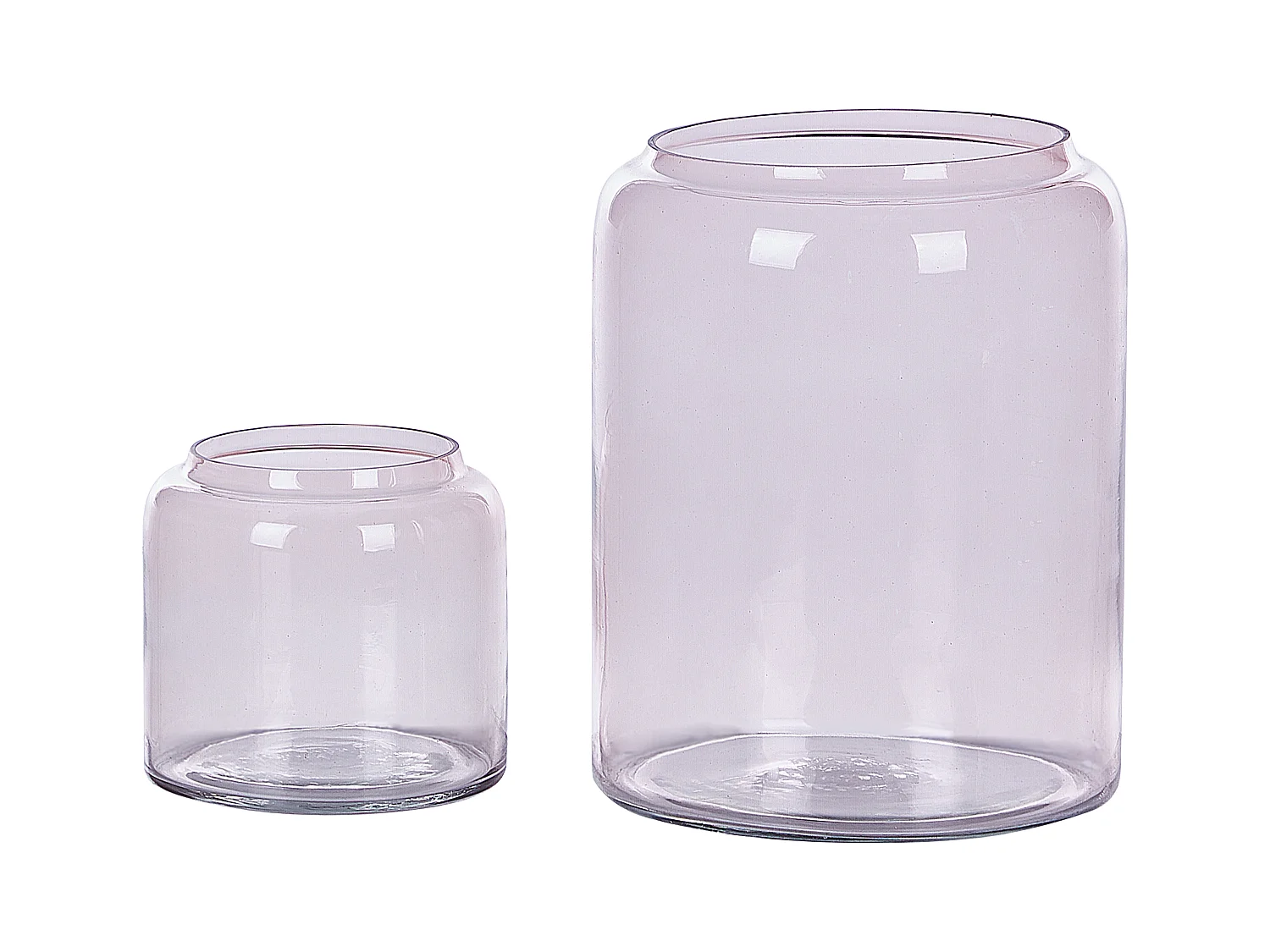 Vase décoratif RASAM Verre 20/11 cm Rose pastel
