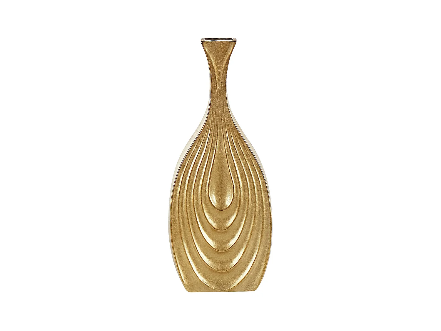 Vase décoratif THAPSUS Céramique 39 cm Doré