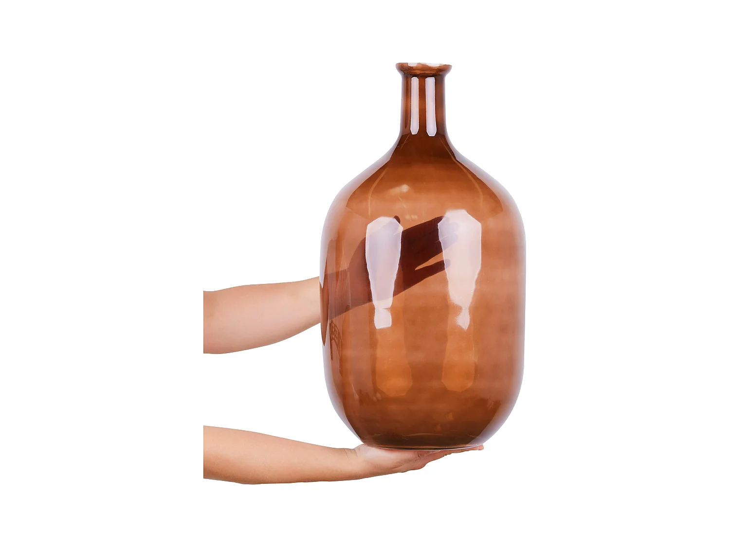 Decovaas DALCHINI Glas 51 cm Goudbruin