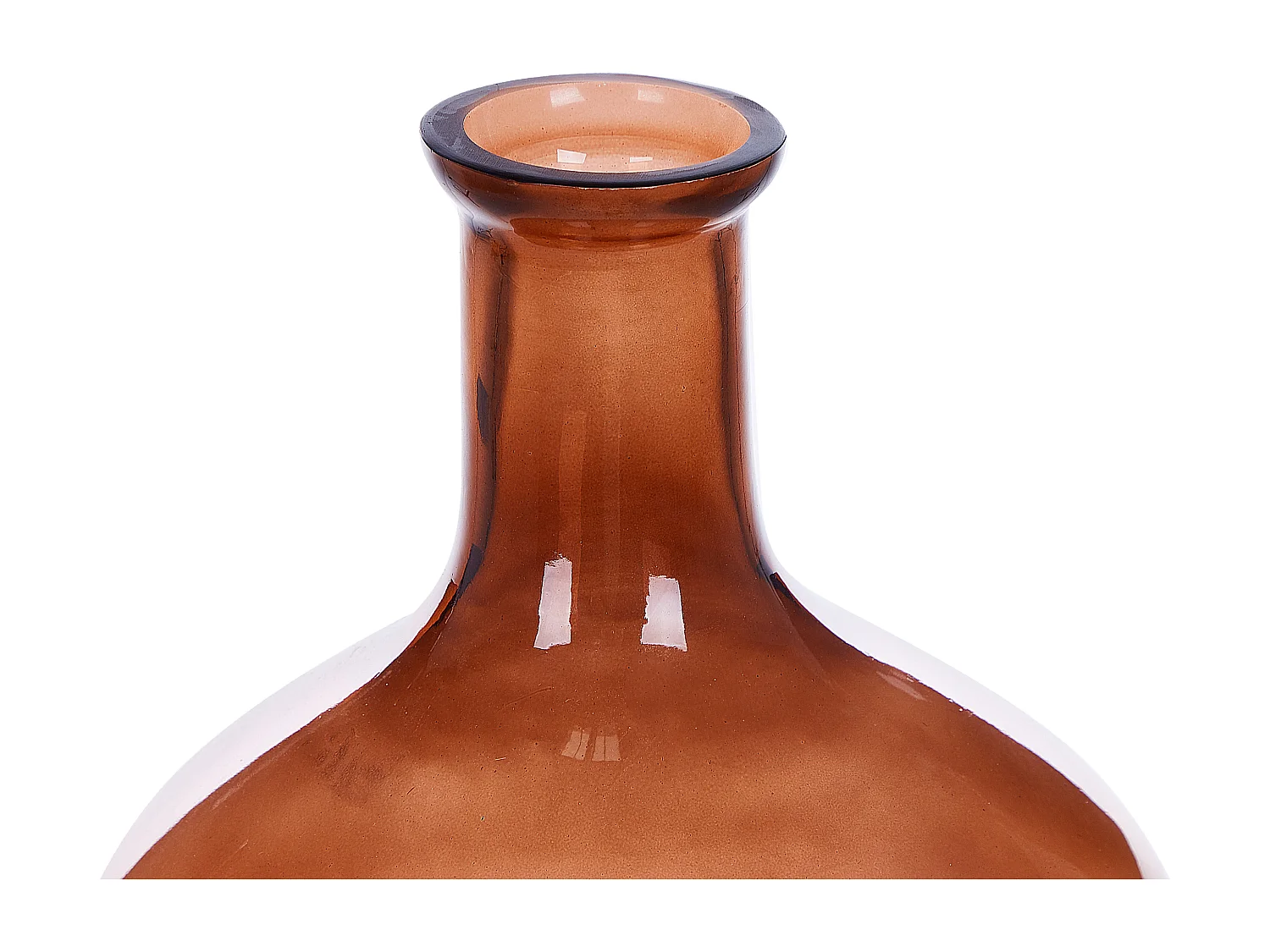 Vase décoratif DALCHINI Verre 51 cm Marron doré