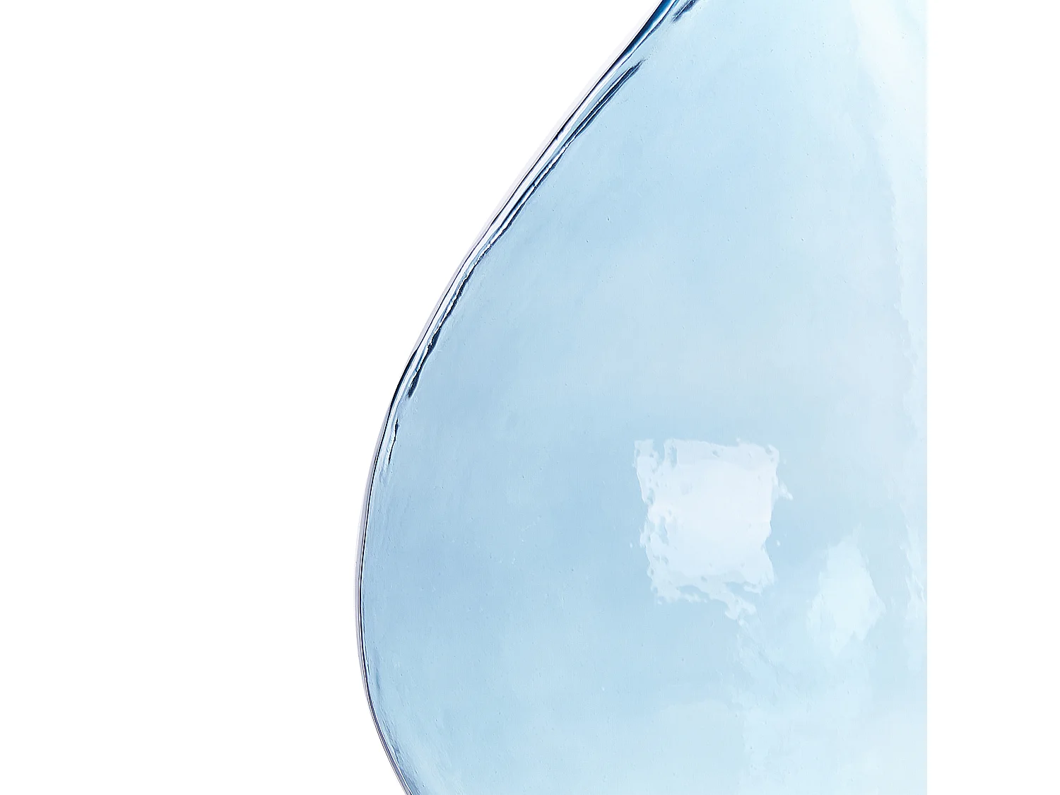 Decovaas PAKORA Glas 28 cm Lichtblauw