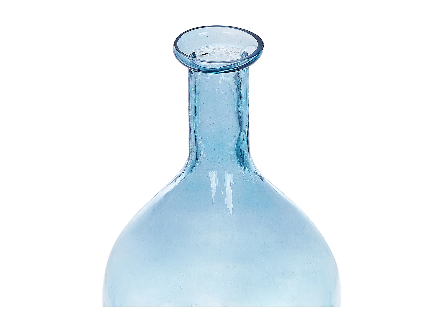 Dekovase PAKORA Glas 28 cm Hellblau