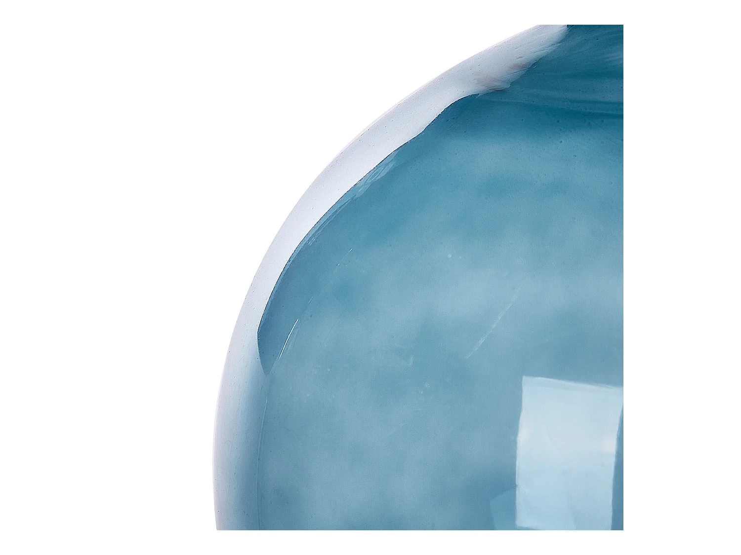 Vase décoratif CHAPPATHI Verre 31 cm Bleu