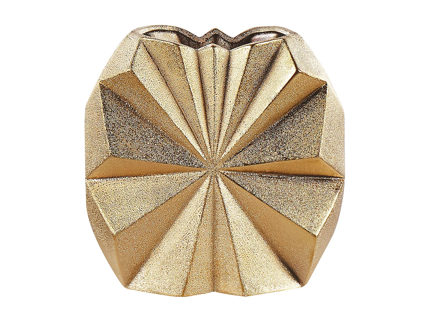 Jarrón decorativo AELIA Cerámica 25 cm Dorado