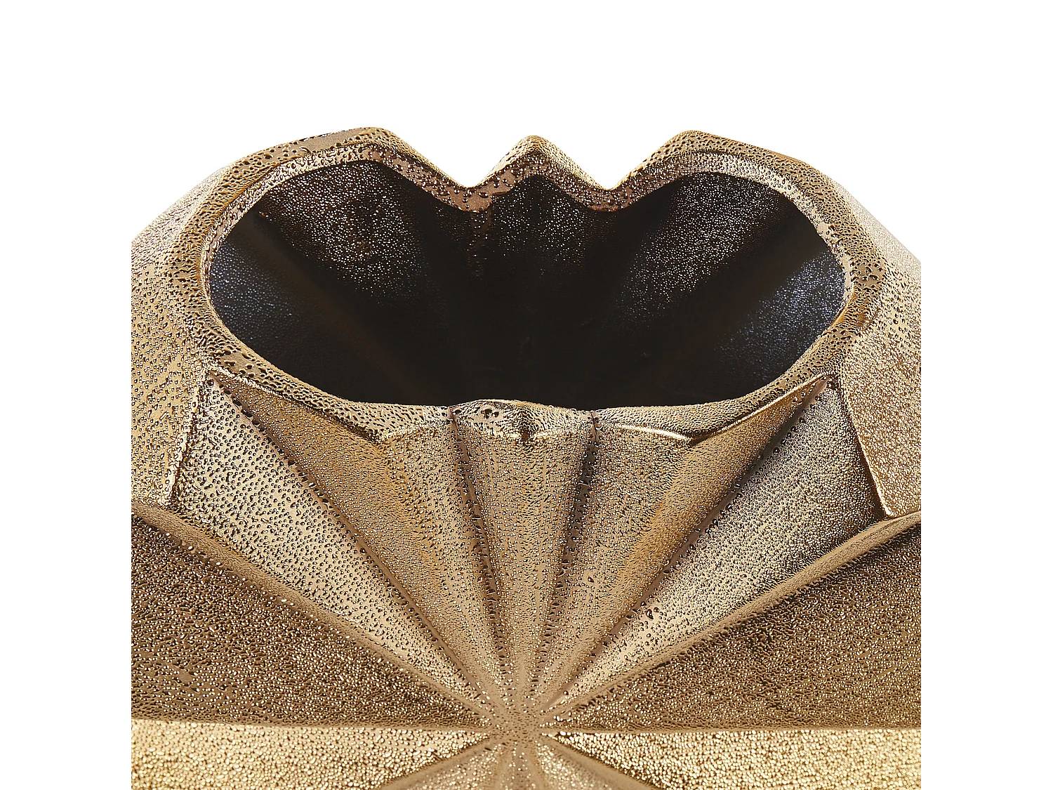 Wazon dekoracyjny AELIA Ceramika 25 cm Złoty