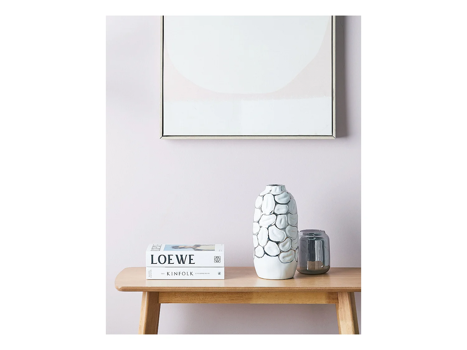 Decovaas CENABUM Steengoed 34 cm Wit