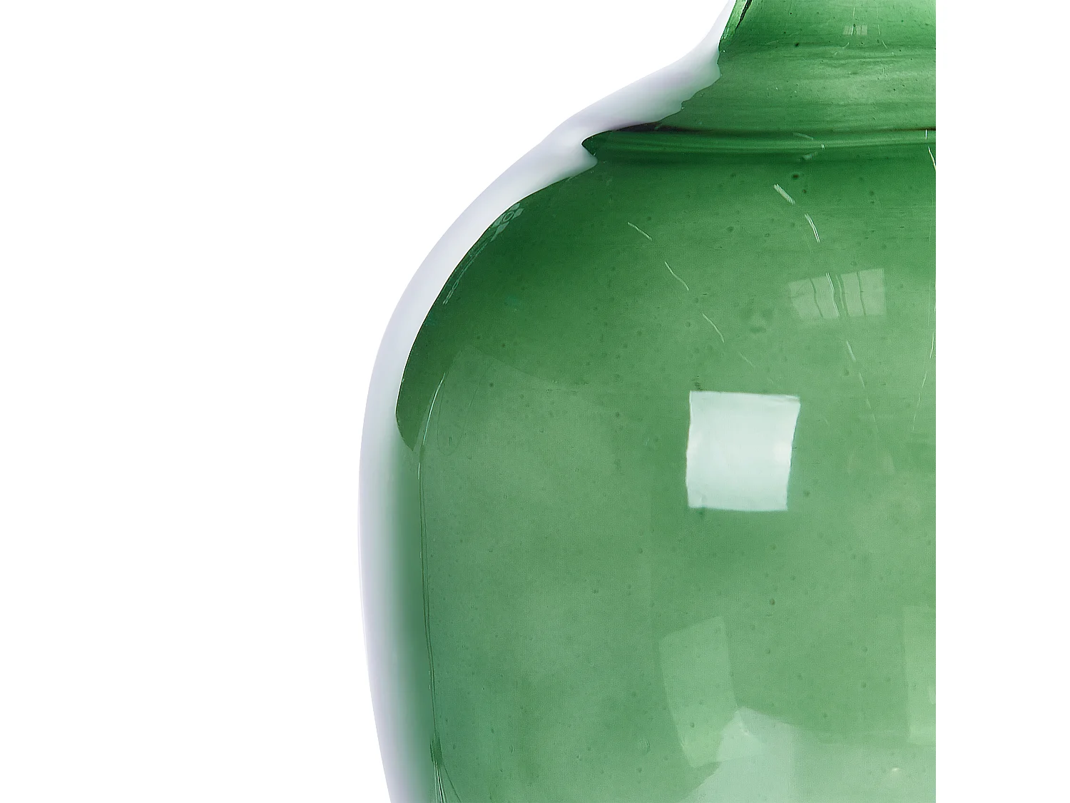 Vase décoratif PARATHA Verre 24 cm Vert