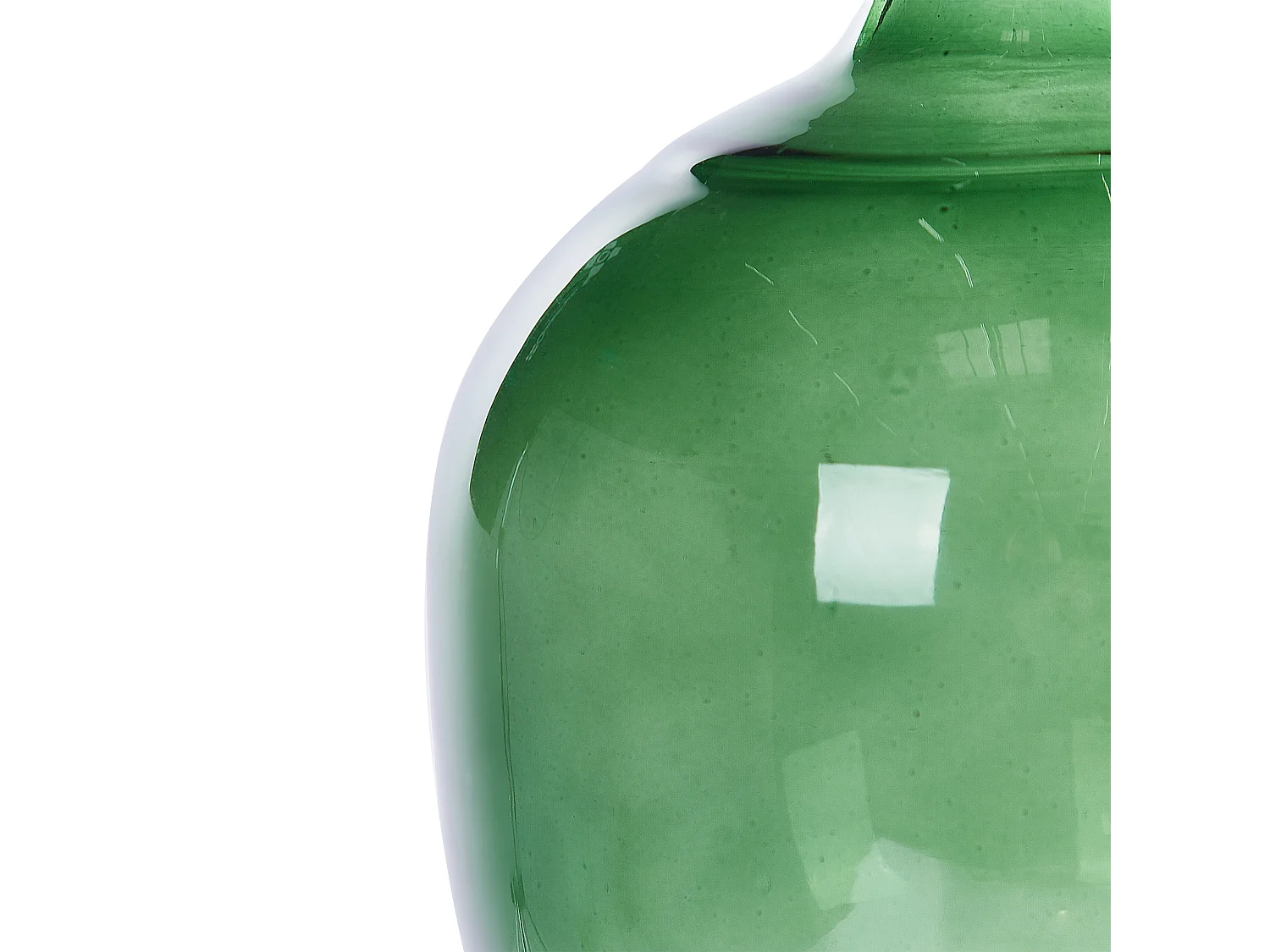 Vase décoratif PARATHA Verre 24 cm Vert