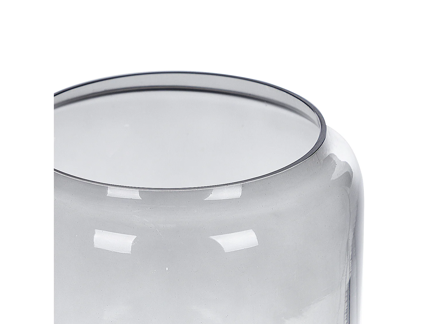 Vase décoratif RASAM Verre Gris clair