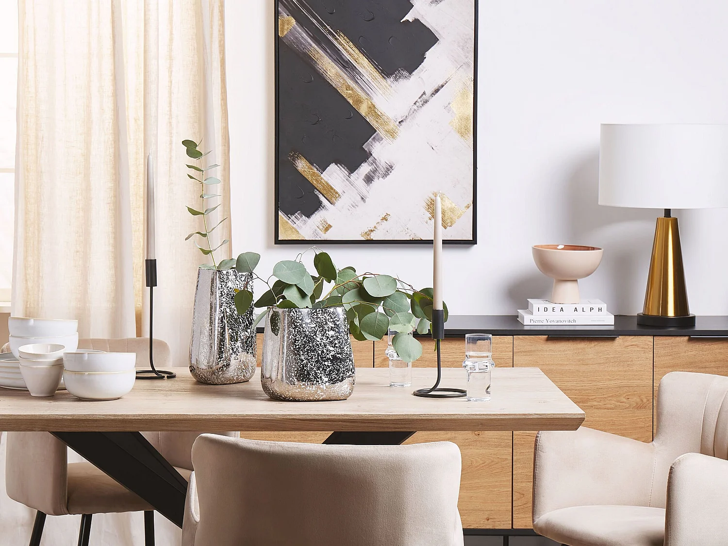 Decovaas CIRTA Steengoed 20 cm Goud