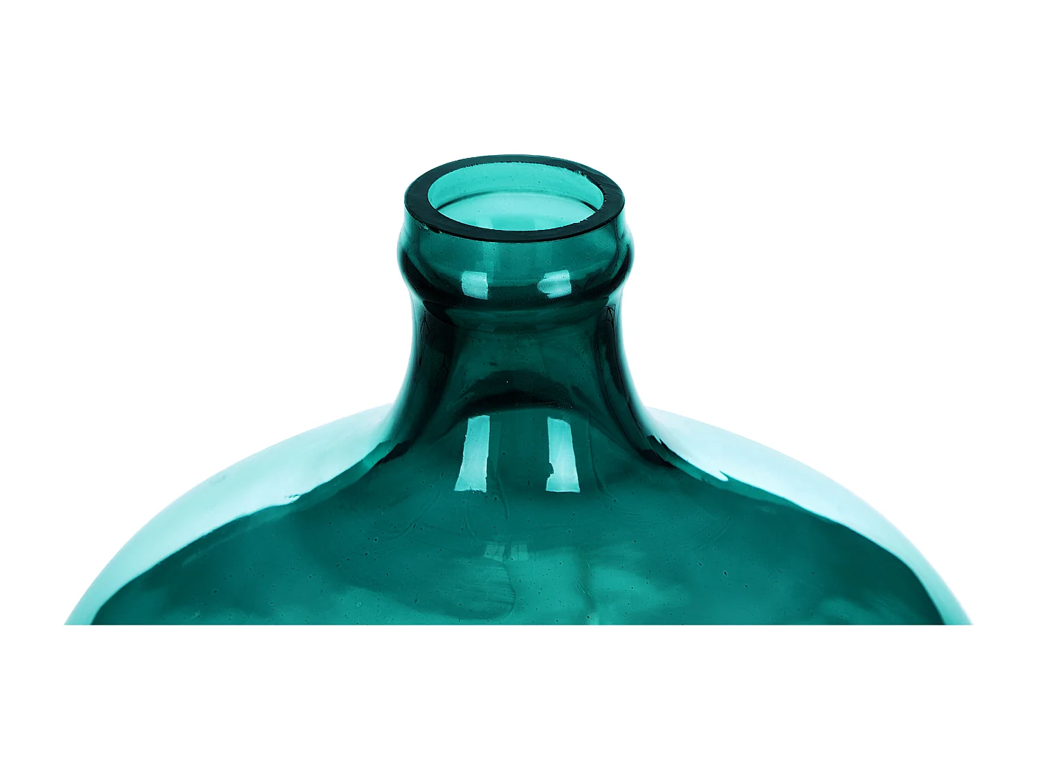 Vase à fleurs ROTI Verre 39 cm Turquoise