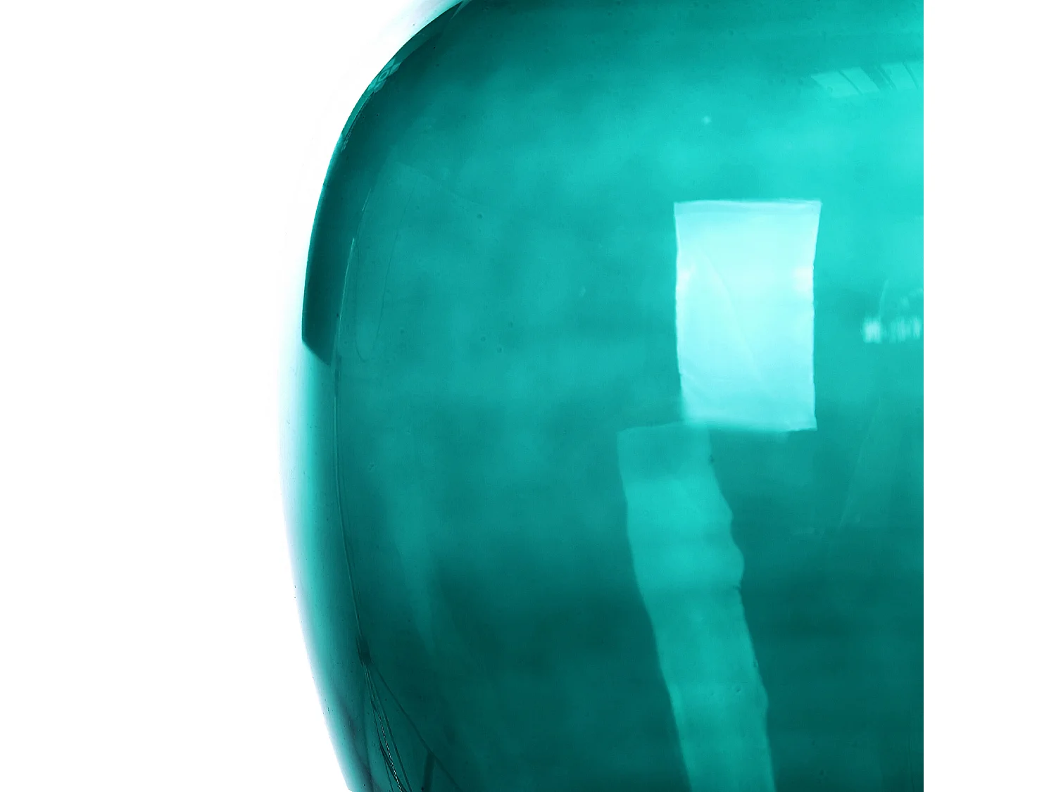 Vase à fleurs ROTI Verre 39 cm Turquoise