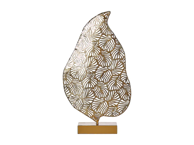 Acessório decorativo Folha LITHIUM Metal Dourado