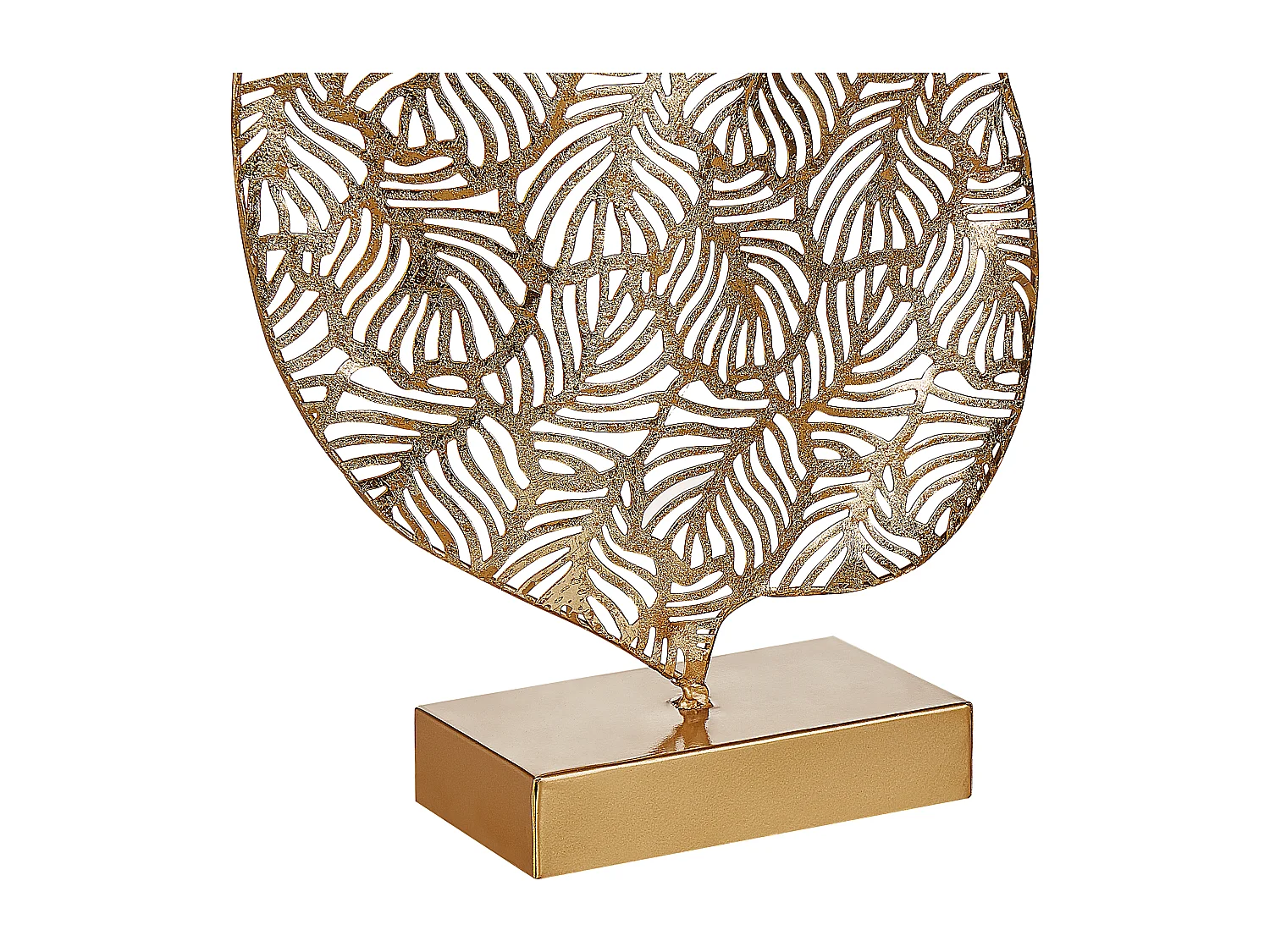 Acessório decorativo Folha LITHIUM Metal Dourado