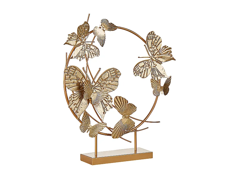 Acessório decorativo Borboleta BERYLLIUM Metal Dourado