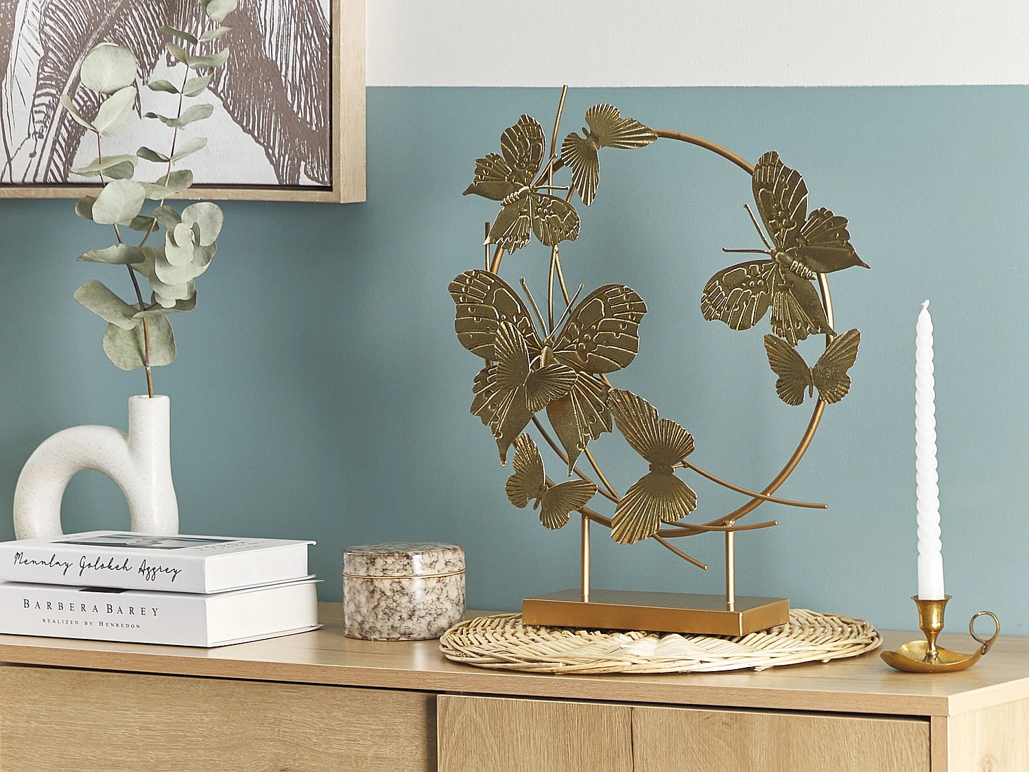 Accessoire Décoratif Papillon BERYLLIUM Métal Doré