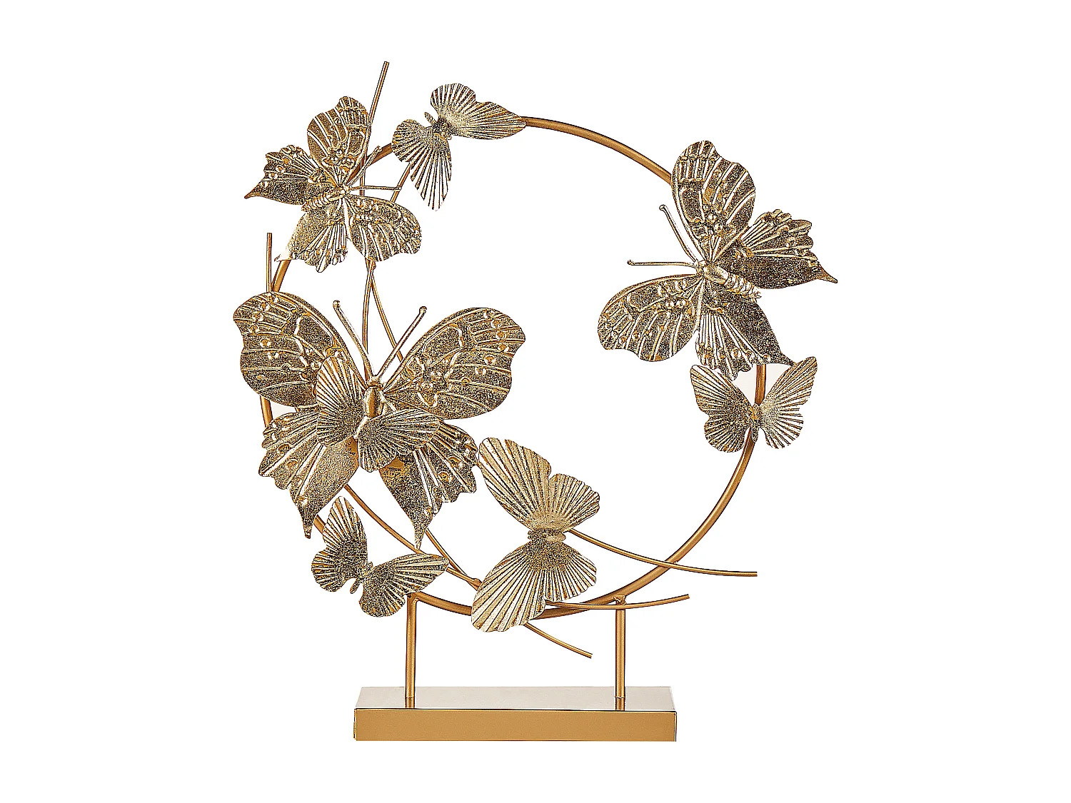 Dekofigur Schmetterling BERYLLIUM Metall Gold