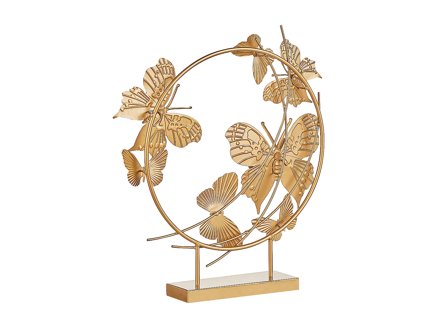 Dekofigur Schmetterling BERYLLIUM Metall Gold