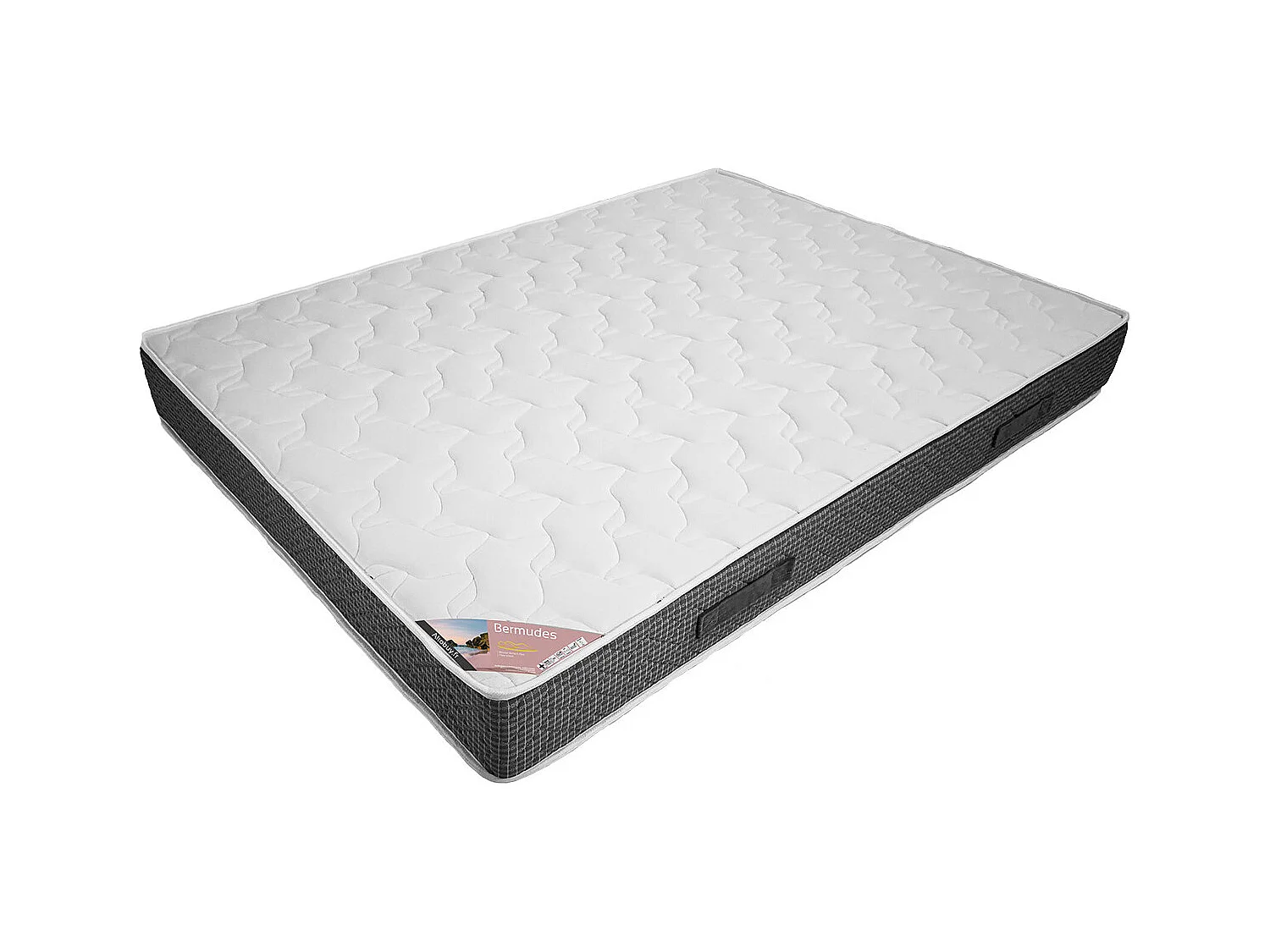 BERMUDES - Pack Matelas + AltoLattes 140x190 + Pieds