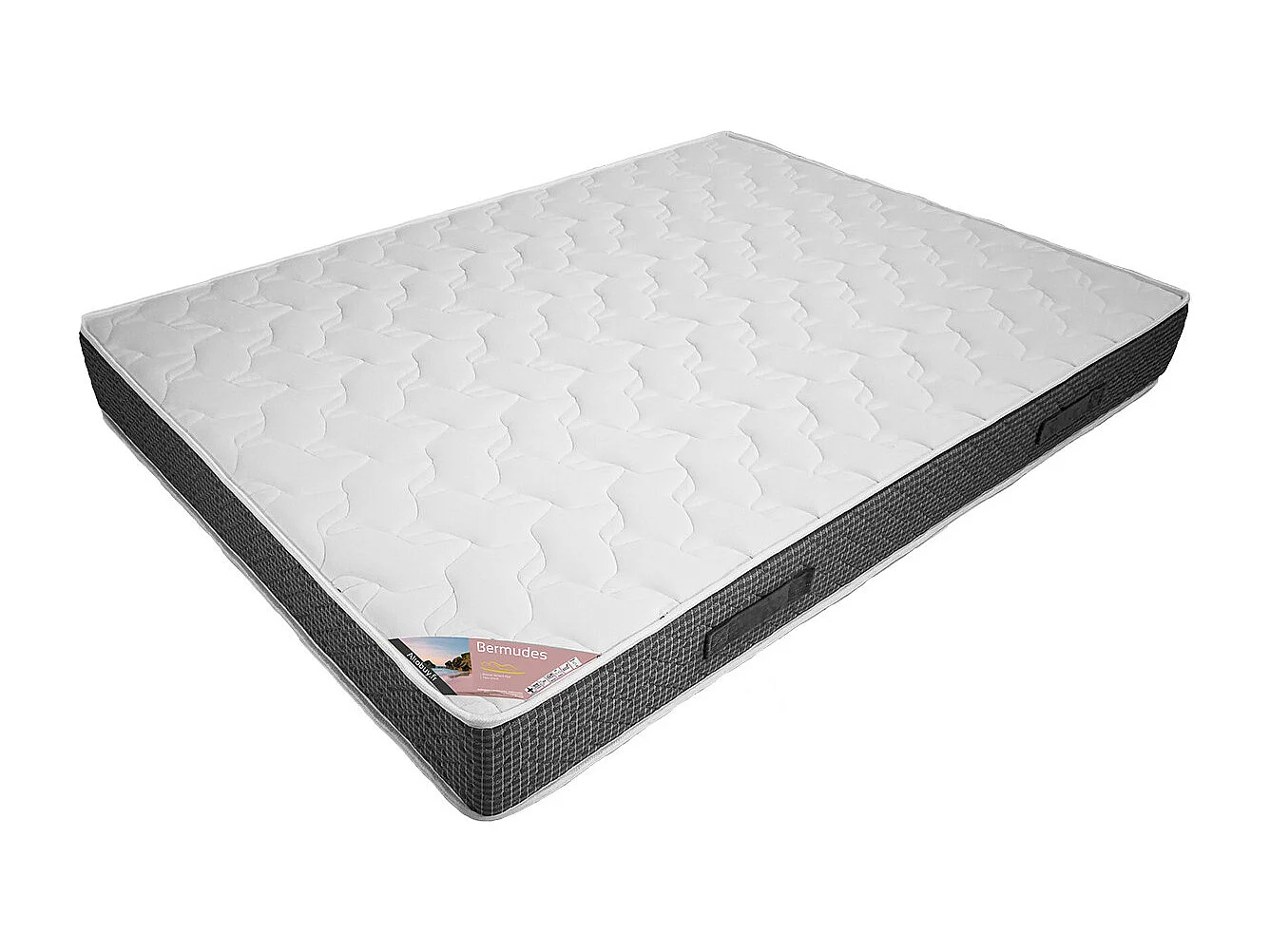 BERMUDES - Pack Matelas + AltoLattes 140x190 + Pieds