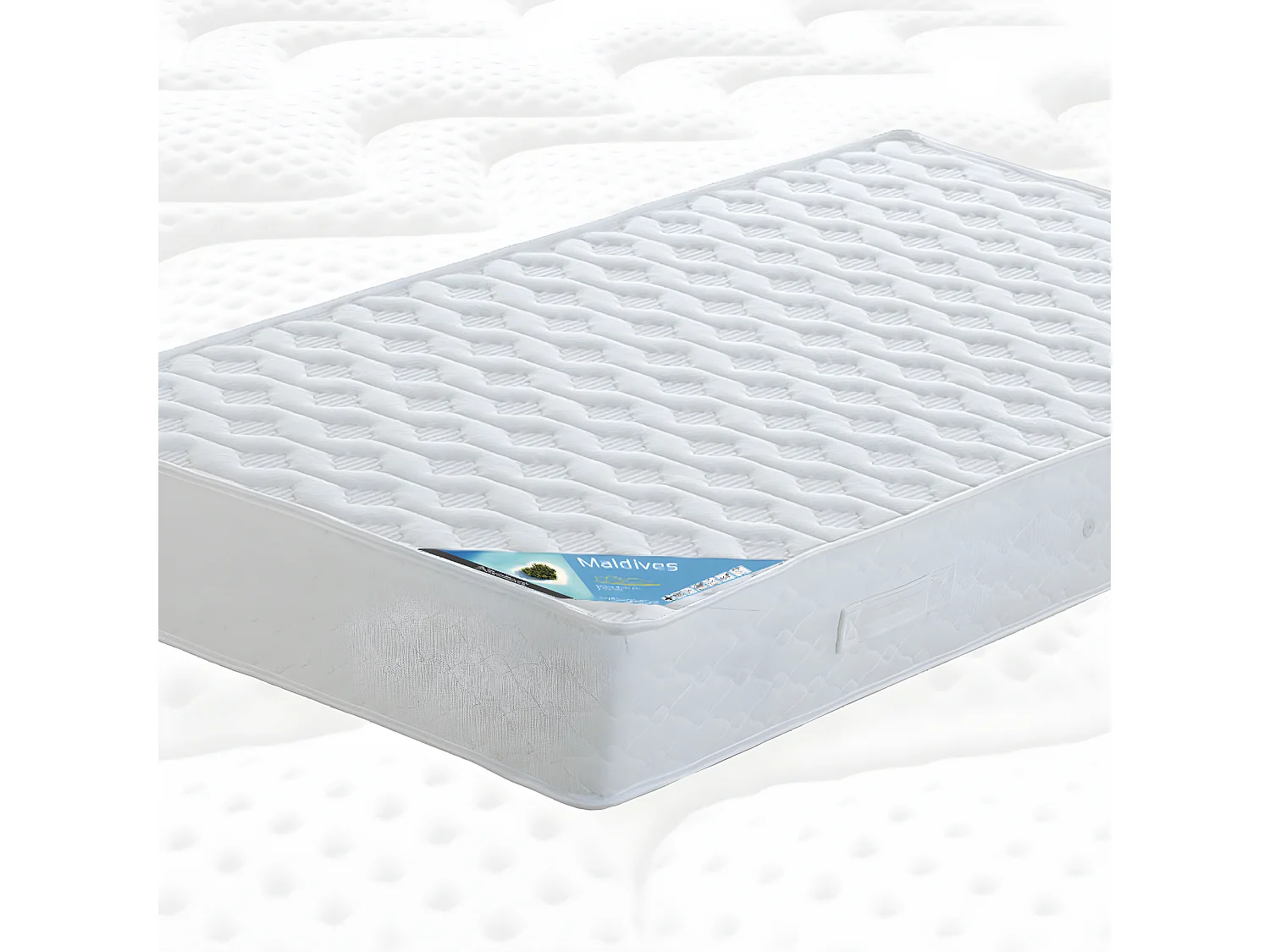 MALDIVES - Pack Matelas + Lattes 160x200