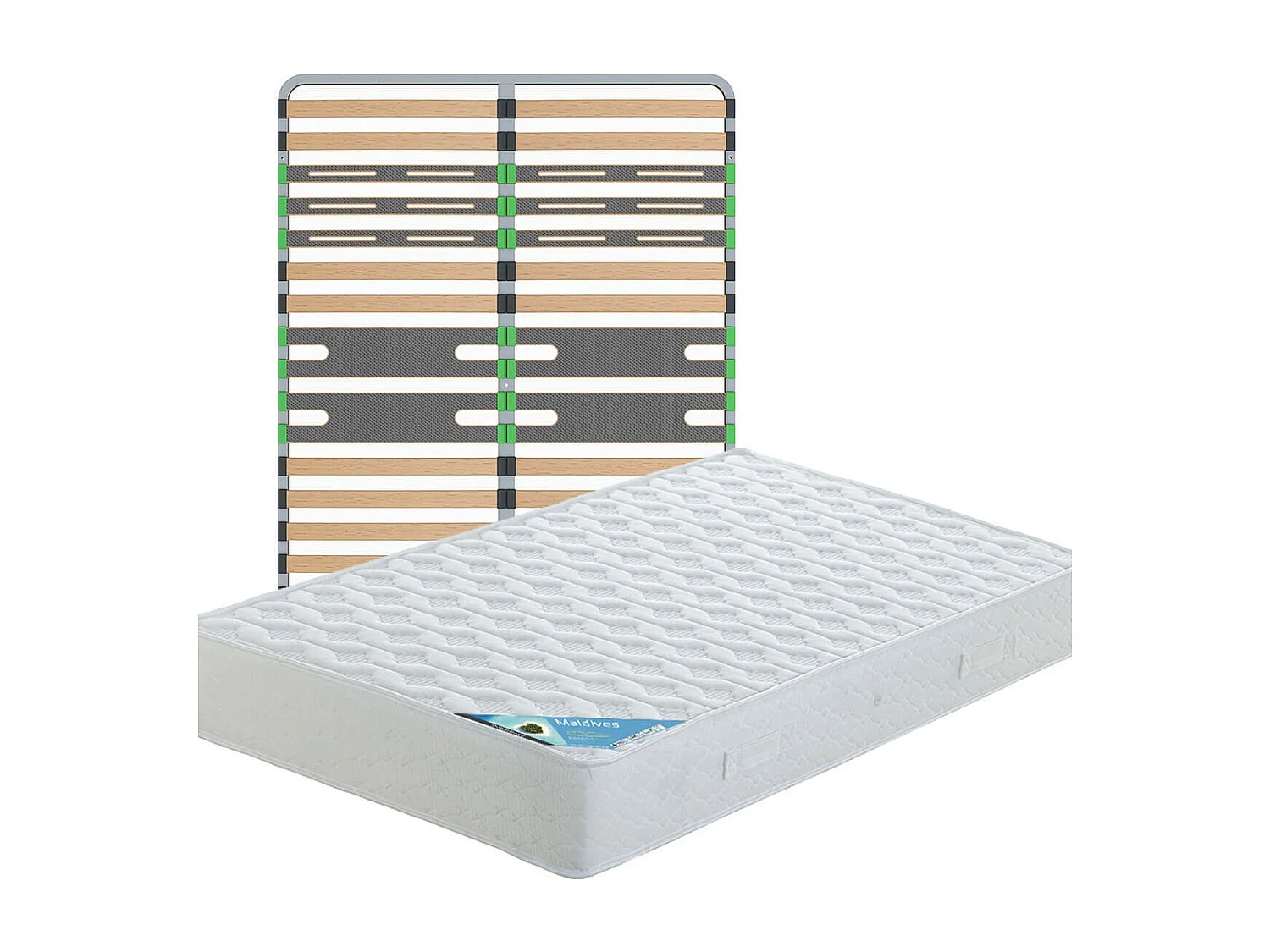 MALDIVES - Pack Matelas + AltoZone 140x200