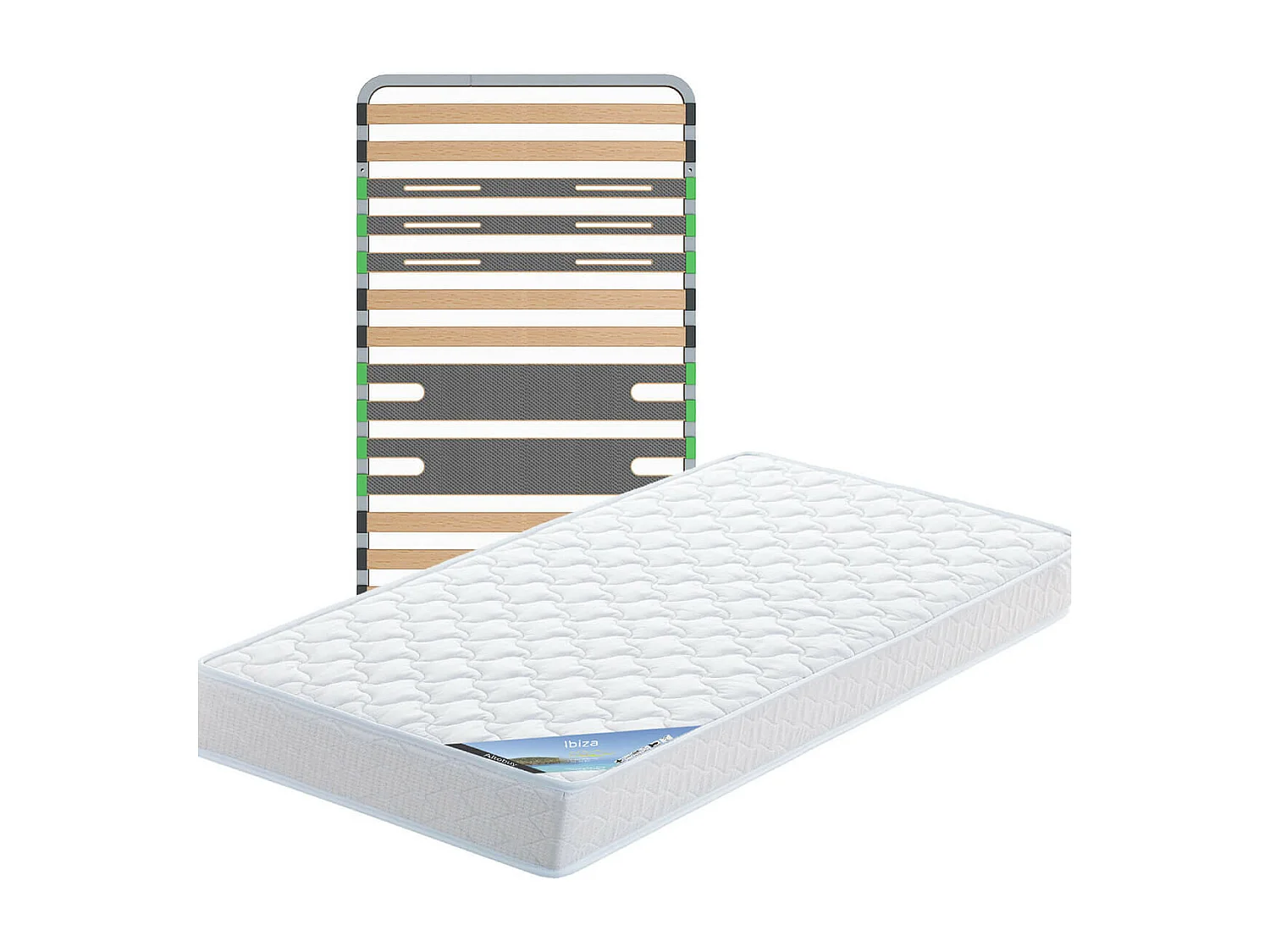 IBIZA - Pack Matelas + AltoZone 90x190