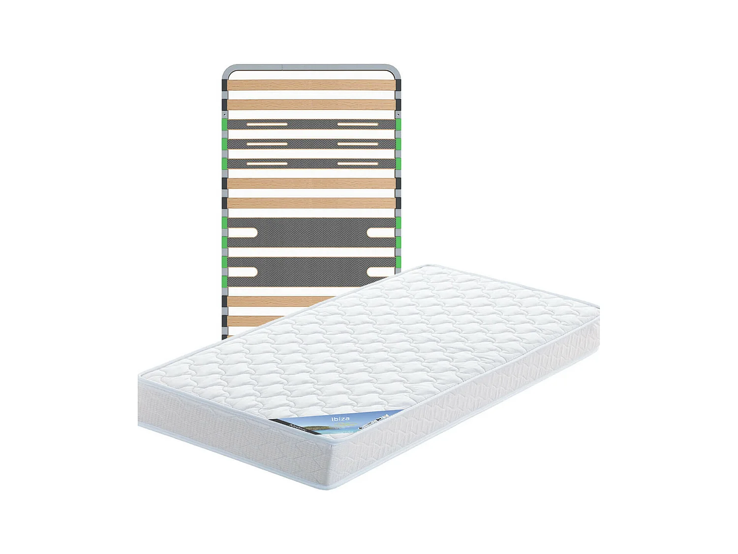 IBIZA - Pack Matelas + AltoZone 90x190