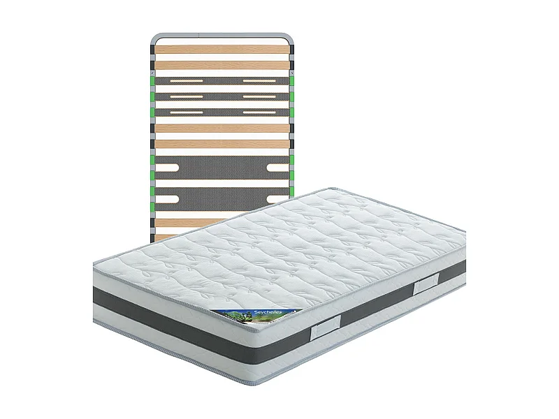 SEYCHELLES - Pack Matelas + AltoZone 90x190