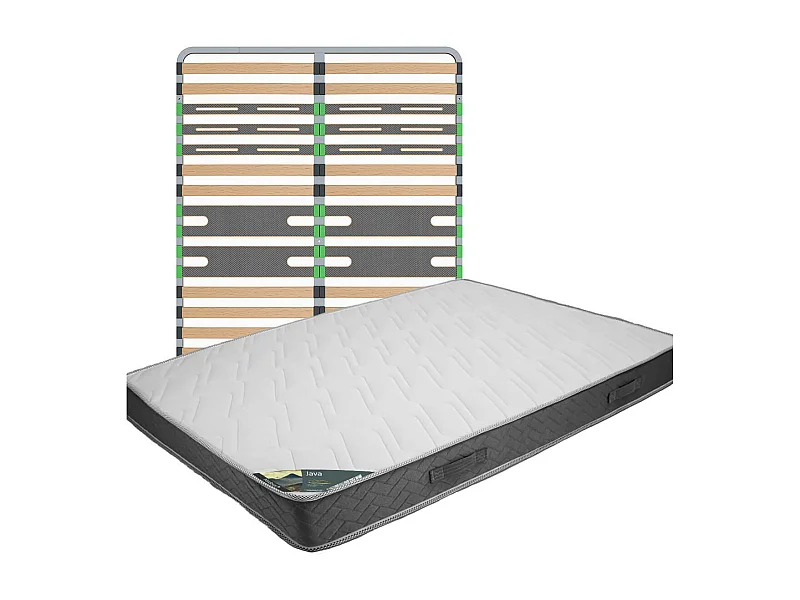 JAVA - Pack matelas + AltoZone 160x200
