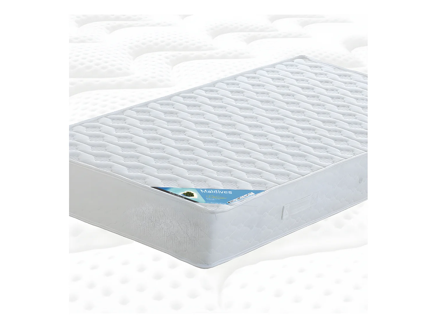 MALDIVES - Pack Matelas + Lattes 130x190