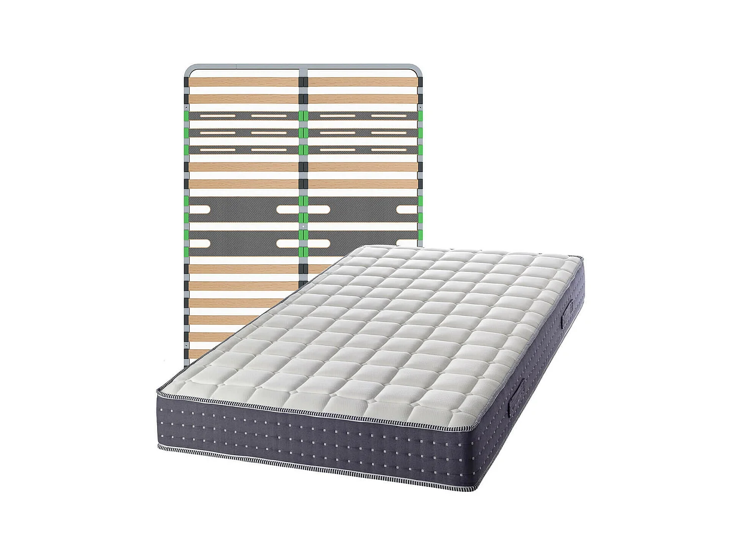 SILHOUETTE - Pack Matelas + AltoZone 160x200