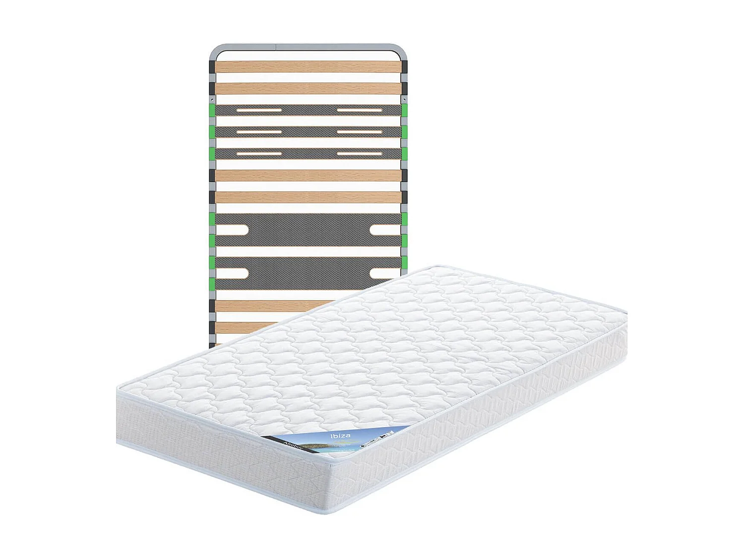 IBIZA - Pack Matelas + AltoZone 90x200