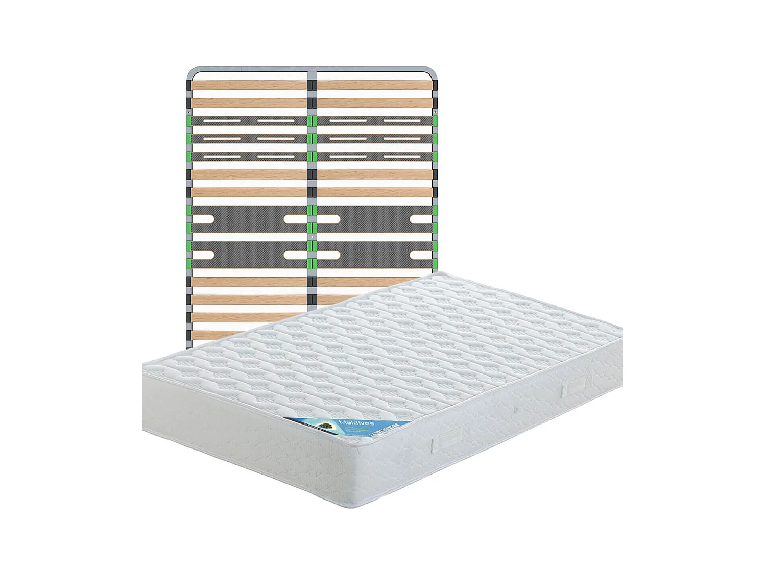 MALDIVES - Pack Matelas + AltoZone 140x190