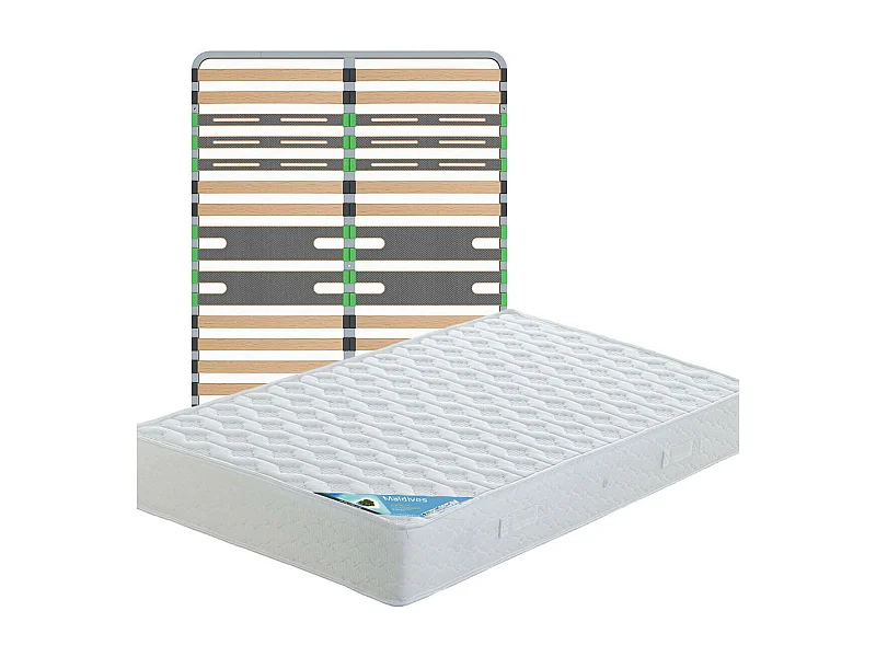MALDIVES - Pack Matelas + AltoZone 160x200